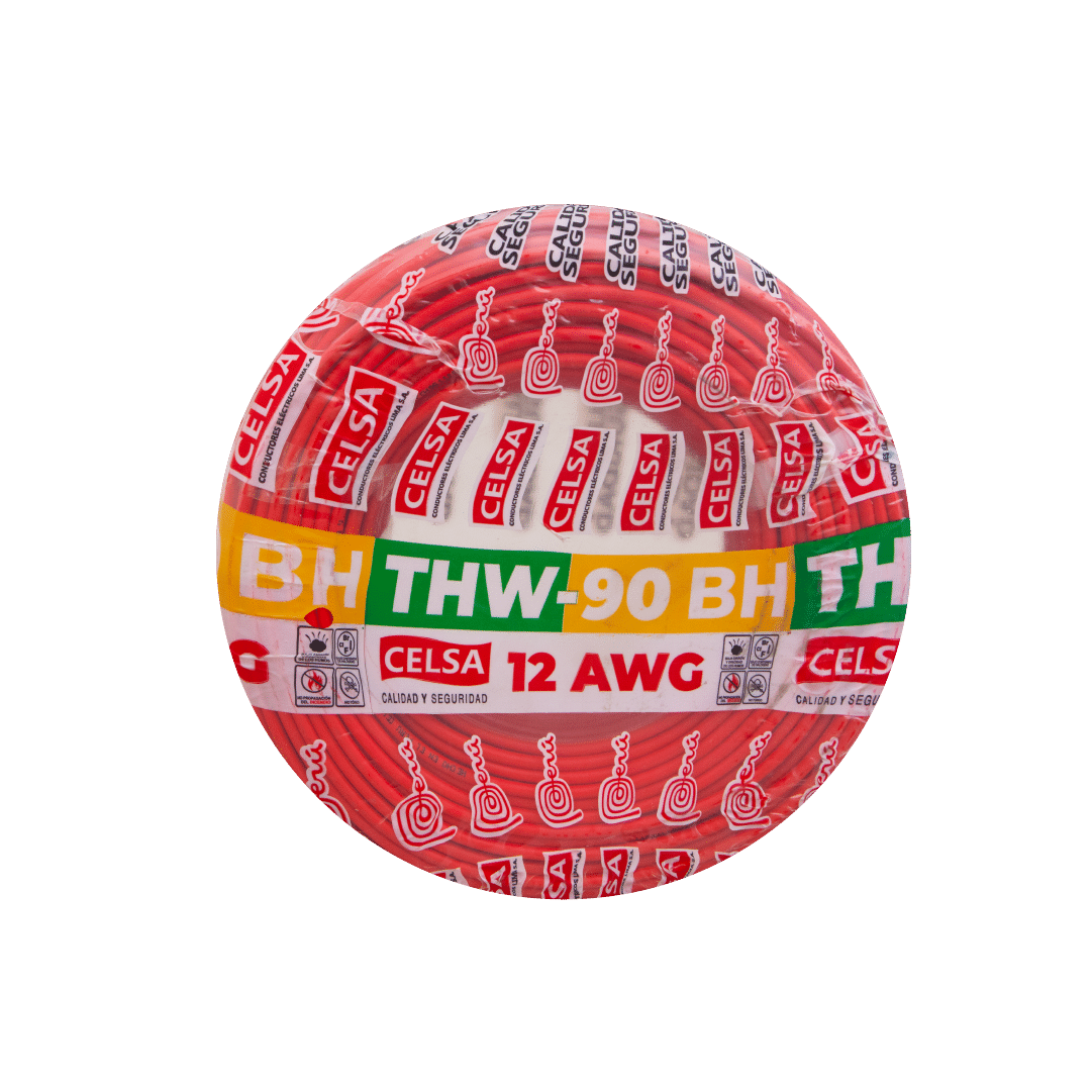 Cable THW90 BH 12 AWG rojo-DEFERENTE-08