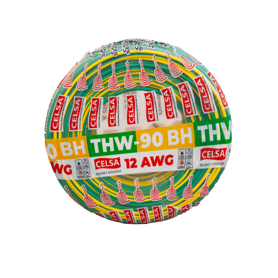 Cable THW90 BH 12 AWG verde amarilol-defrente-08